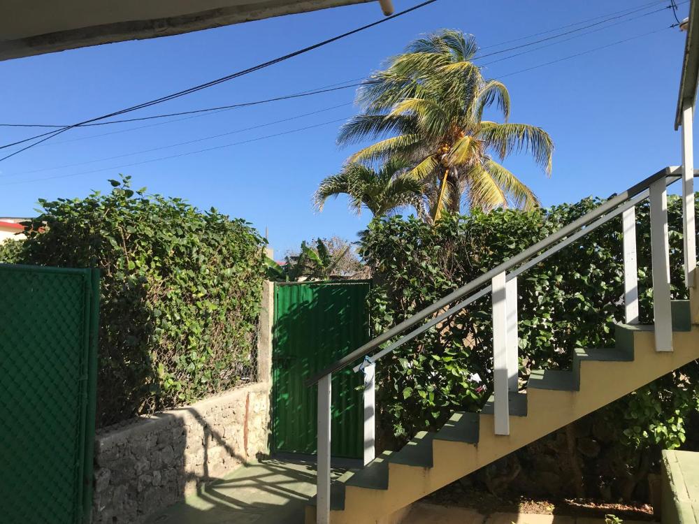 'stairs to both apartments' Casas particulares are an alternative to hotels in Cuba.