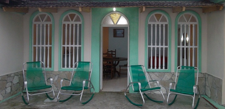 'Patio' Casas particulares are an alternative to hotels in Cuba.