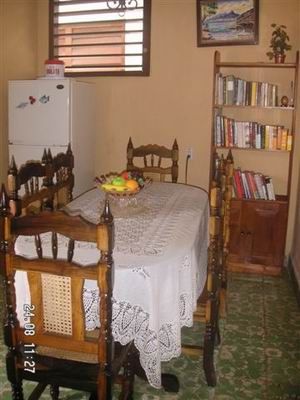 'Dining room' Casas particulares are an alternative to hotels in Cuba.