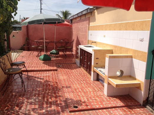 'Backyard' Casas particulares are an alternative to hotels in Cuba.