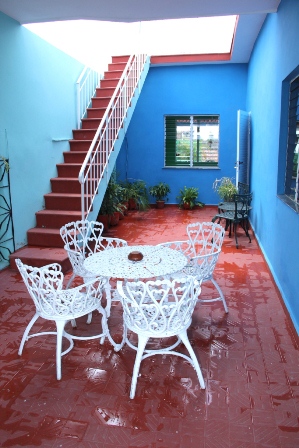 'Terrace' Casas particulares are an alternative to hotels in Cuba.