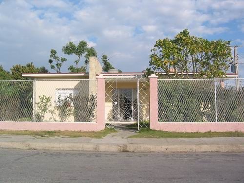 'House Front' Casas particulares are an alternative to hotels in Cuba.