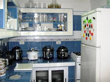 'Cocina' Casas particulares are an alternative to hotels in Cuba.