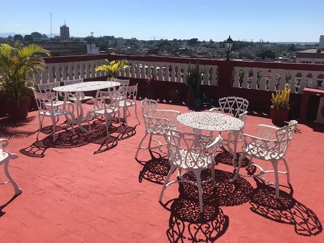 'Terrace on the roof' Casas particulares are an alternative to hotels in Cuba.