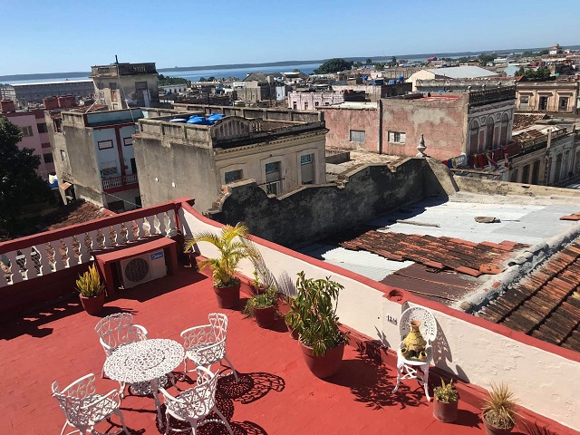 'Terrace on the roof' Casas particulares are an alternative to hotels in Cuba.