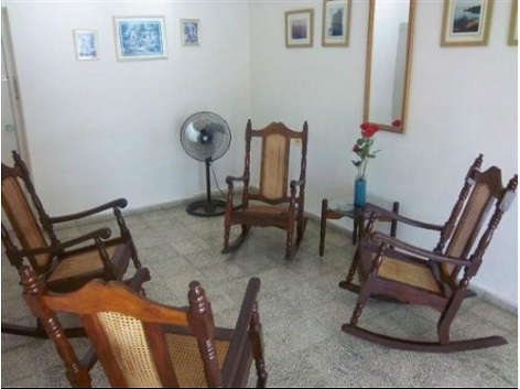 'Living room' Casas particulares are an alternative to hotels in Cuba.