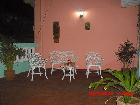 'Terrace' Casas particulares are an alternative to hotels in Cuba.