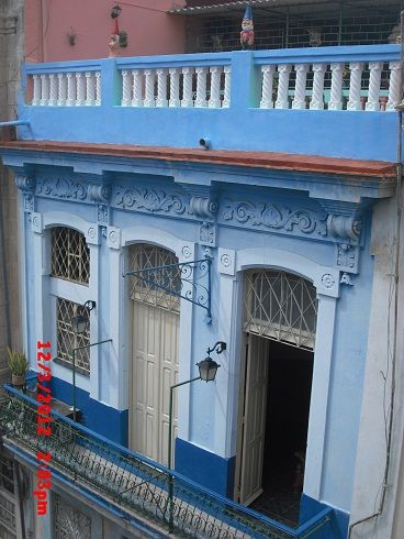 'Balcony ' Casas particulares are an alternative to hotels in Cuba.