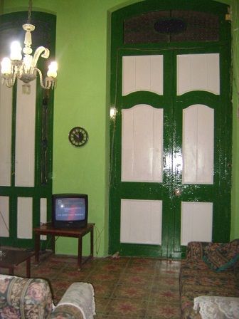 'Living room' Casas particulares are an alternative to hotels in Cuba.