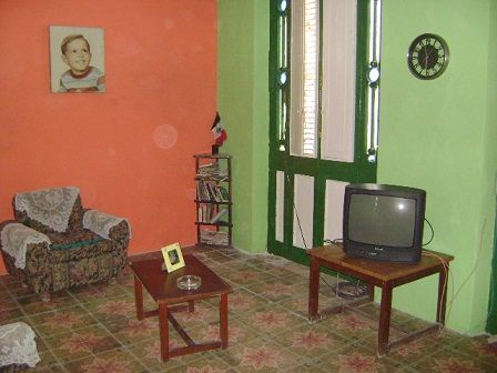 'Living room' Casas particulares are an alternative to hotels in Cuba.