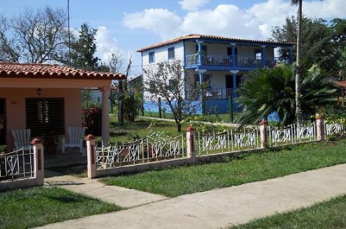 'La casa y el restaurante' Casas particulares are an alternative to hotels in Cuba.