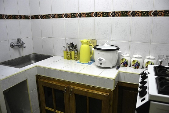 'Kitchen ' Casas particulares are an alternative to hotels in Cuba.