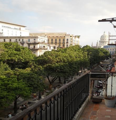 'VISTA DESDE LA TERRAZA' Casas particulares are an alternative to hotels in Cuba.