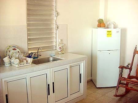 'Cocina' Casas particulares are an alternative to hotels in Cuba.