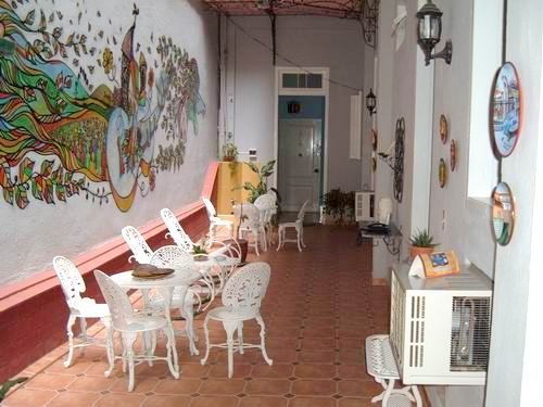'Patio interior3' Casas particulares are an alternative to hotels in Cuba.