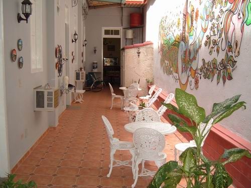 'Patio interior' Casas particulares are an alternative to hotels in Cuba.