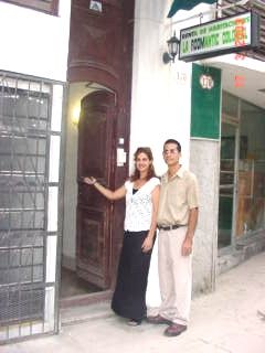 'Entrance' Casas particulares are an alternative to hotels in Cuba.