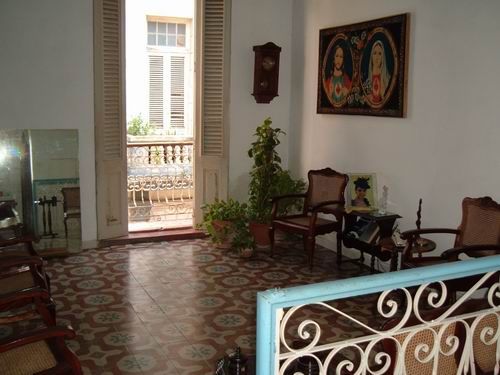 'Living room' Casas particulares are an alternative to hotels in Cuba.