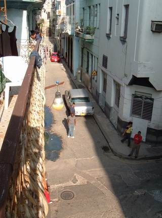 'View from Balcony' Casas particulares are an alternative to hotels in Cuba.