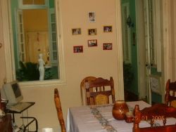 'kitchen,yard' Casas particulares are an alternative to hotels in Cuba.