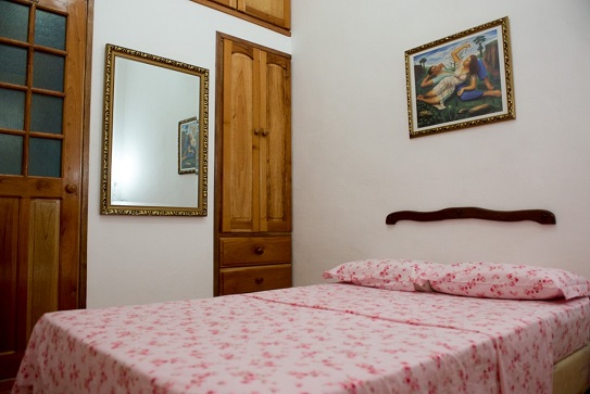 'Double  bedroom' Casas particulares are an alternative to hotels in Cuba.
