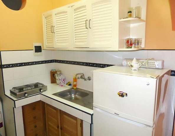 'Cocina' Casas particulares are an alternative to hotels in Cuba.