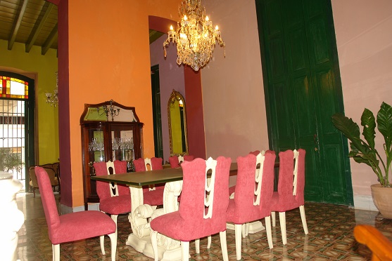 'Dining room' Casas particulares are an alternative to hotels in Cuba.