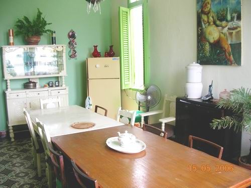 'comedor' Casas particulares are an alternative to hotels in Cuba.
