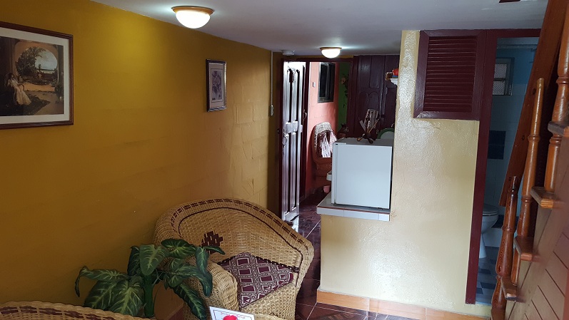 'Hall of the room 1' Casas particulares are an alternative to hotels in Cuba.