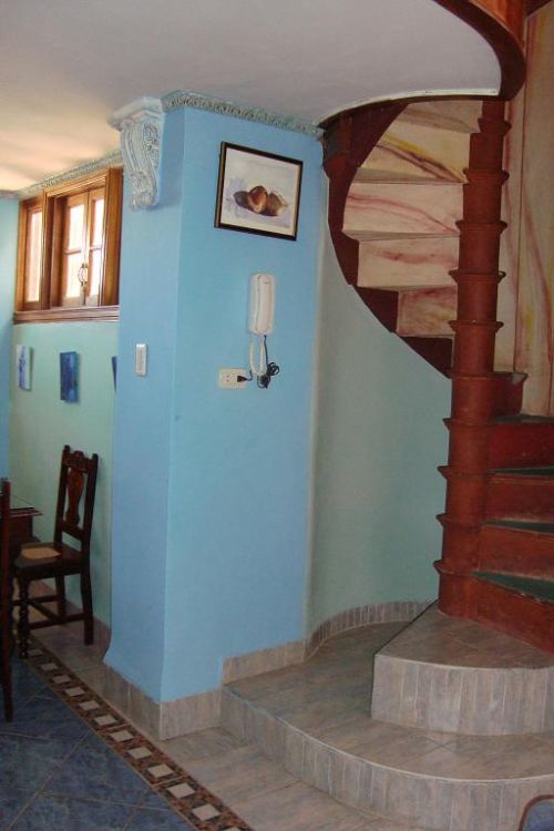 'stairs' Casas particulares are an alternative to hotels in Cuba.