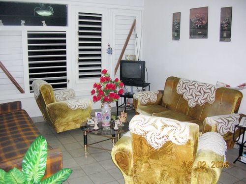 'Livingroom' Casas particulares are an alternative to hotels in Cuba.