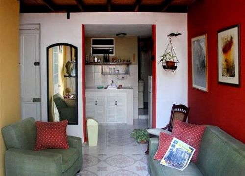 'Sala y recibidor' Casas particulares are an alternative to hotels in Cuba.
