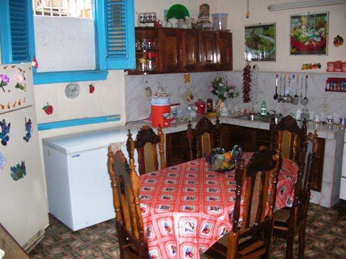 'kitchen' Casas particulares are an alternative to hotels in Cuba.