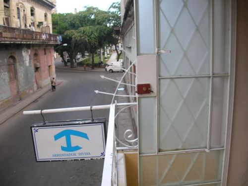 'Balcon view' Casas particulares are an alternative to hotels in Cuba.