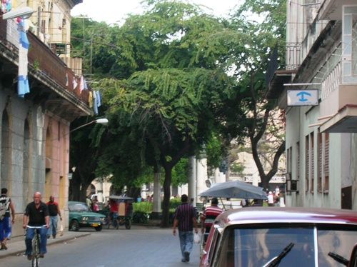 'View from the balcony' Casas particulares are an alternative to hotels in Cuba.