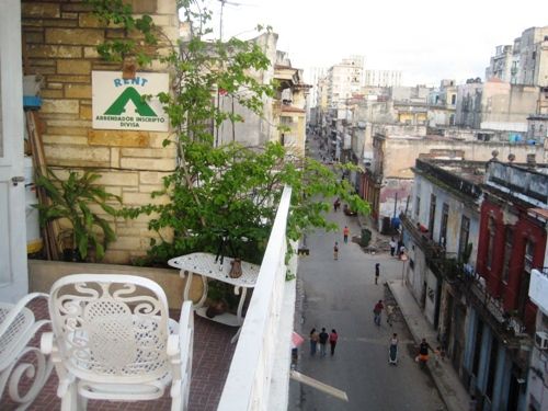 'balcony' Casas particulares are an alternative to hotels in Cuba.