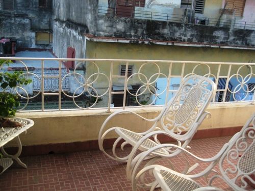 'balcony' Casas particulares are an alternative to hotels in Cuba.