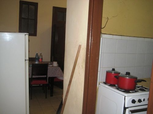 'kitchen' Casas particulares are an alternative to hotels in Cuba.