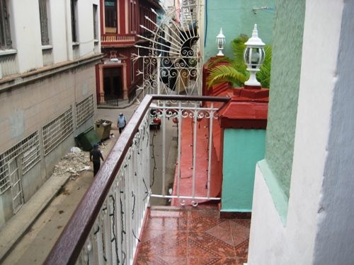 'balcony' Casas particulares are an alternative to hotels in Cuba.