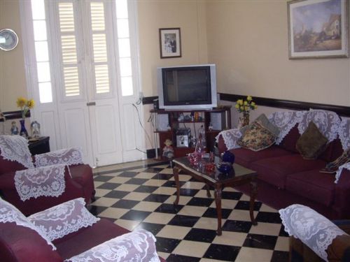 'Living room' Casas particulares are an alternative to hotels in Cuba.