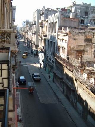 'View from Balcony' Casas particulares are an alternative to hotels in Cuba.