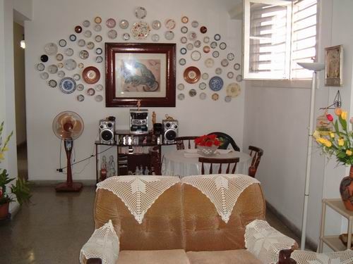 'Living & Dining room' Casas particulares are an alternative to hotels in Cuba.