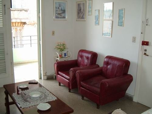 'Living room' Casas particulares are an alternative to hotels in Cuba.