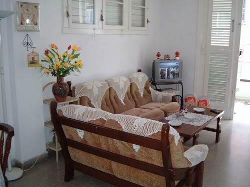 'Living room' Casas particulares are an alternative to hotels in Cuba.