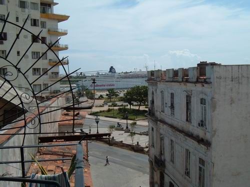 'View from Balcony' Casas particulares are an alternative to hotels in Cuba.