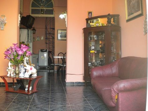 'Living room' Casas particulares are an alternative to hotels in Cuba.