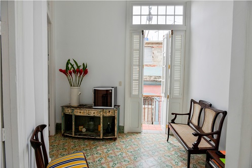 'Living room' Casas particulares are an alternative to hotels in Cuba.