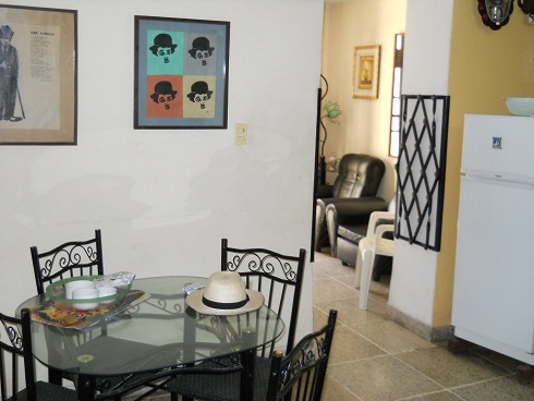 'Dining room and kitchen' Casas particulares are an alternative to hotels in Cuba.