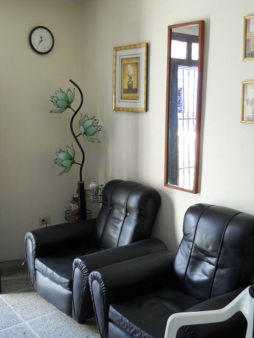 'Living room' Casas particulares are an alternative to hotels in Cuba.