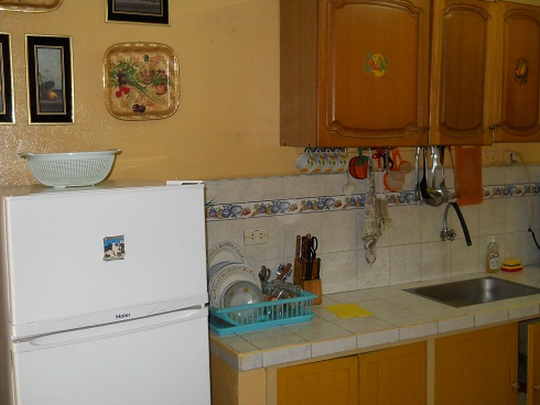 'Cocina' Casas particulares are an alternative to hotels in Cuba.